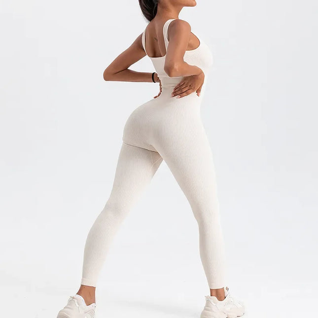 LUX Ribbed Contour Yoga Jumpsuit