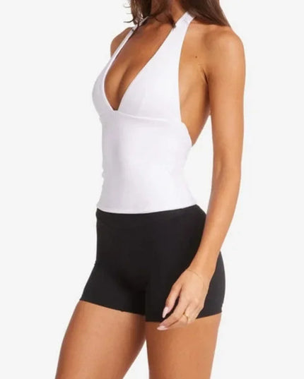Woman Top Gym Impact Halter Top