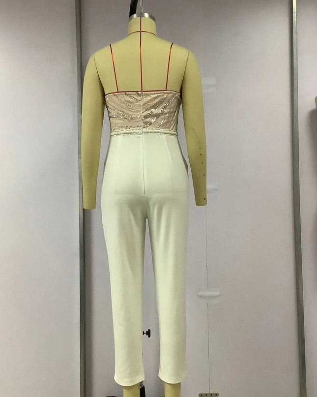 Bold Fashion Sequin Jumpsuit