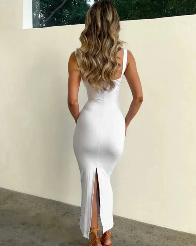 Siesta Elegant Bodycon Maxi Dress