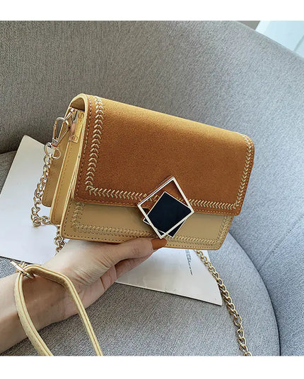 Fashionable Chain Crossbody Bag and Small Purse