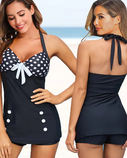 Plus Size Women's Two-Piece Swim dress Bikini