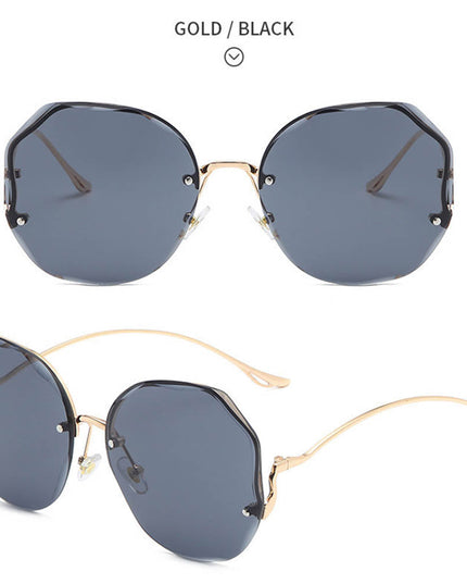 Women's Stylish Vintage Oversized Square Gradient Sunglasses | ZAKAPOP