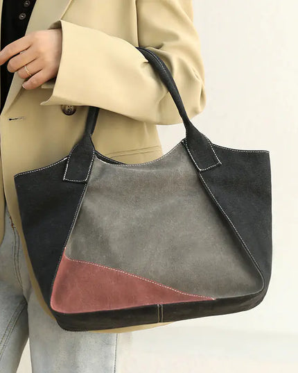 Trendy Large-Capacity Casual Commuter Shoulder Bag