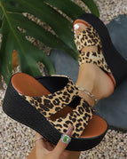 Brown Leopard Print / 34