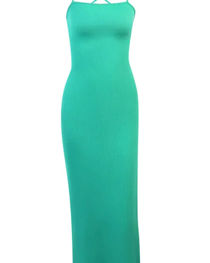 Chic Backless High-Waist Dress