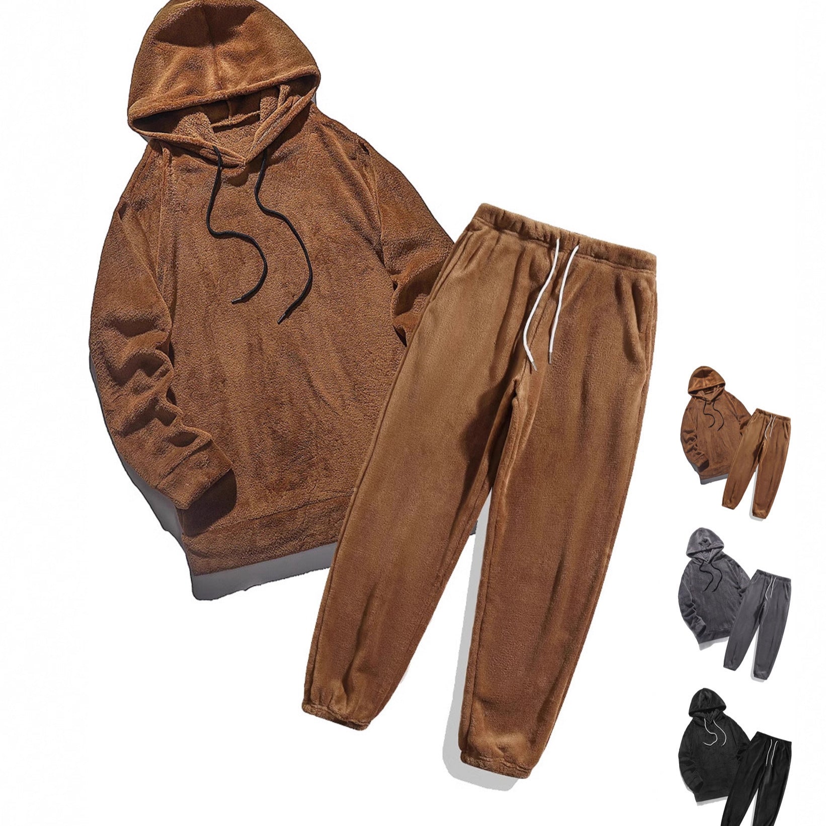 Fashion Fleece Sweater And Pants Set