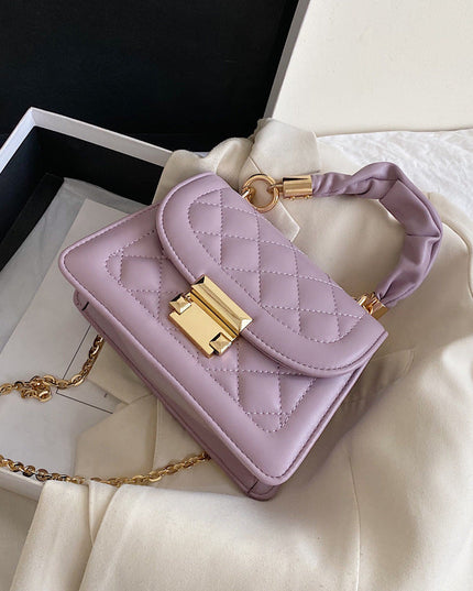 Summer New Fashion Chain Messenger Net Red Ladies Rhombus Small Square Bag