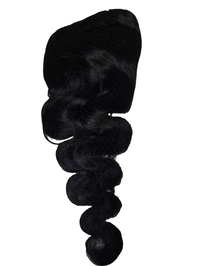 Brazilian Loose Wave 13x4 Frontal – Natural Black