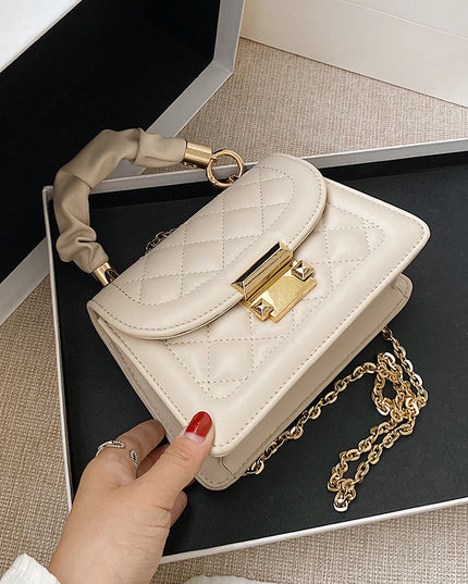 Summer New Fashion Chain Messenger Net Red Ladies Rhombus Small Square Bag