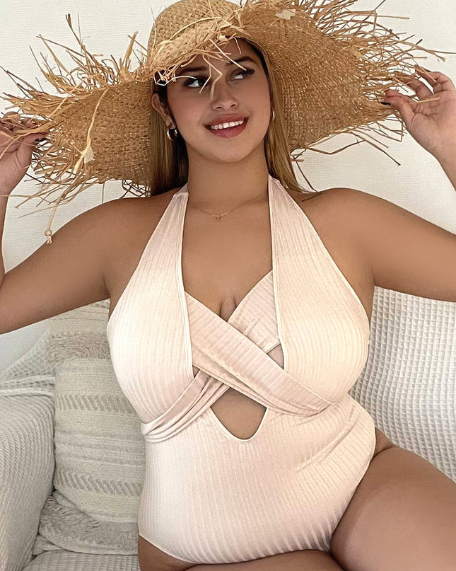Women's Fashion Plus Size One Piece Swimwear