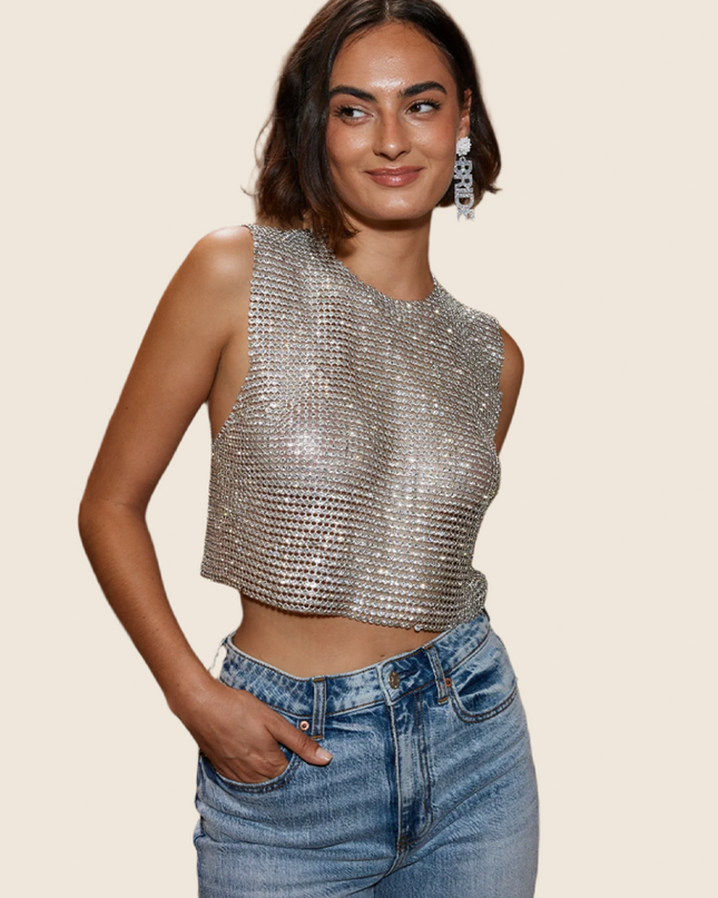Bijou Rhinestone Tank