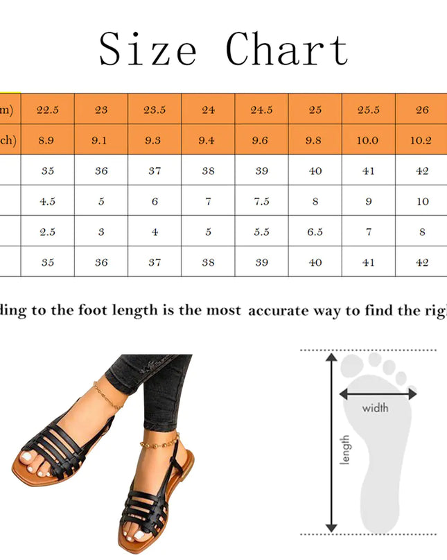Women's Summer Hollow Beach Flat Sandals