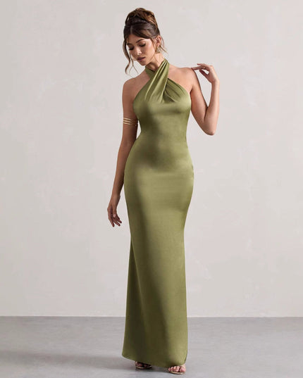 Halter Slim Fit Dress