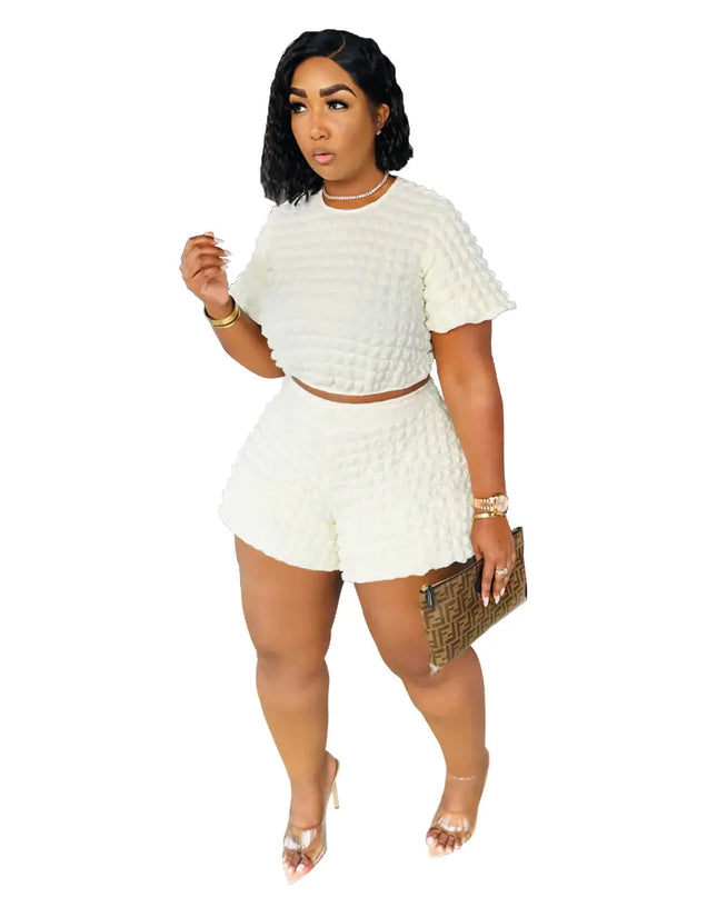 Plus Size Women's Casual Two-Piece Set for Summer