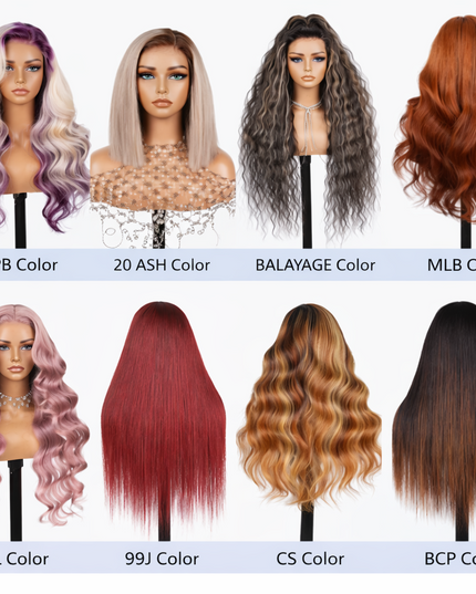 Light Ash Blonde Balayage Wig 24' Human Hair Body Wave Wear and Go Glueless Blonde Prebleached