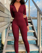 L / Wine Red