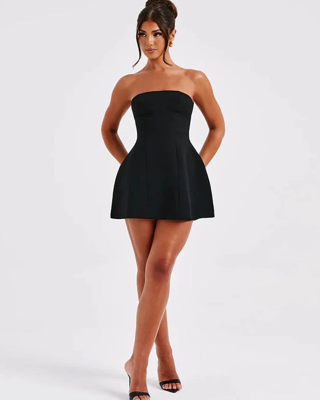 Daisy Summer Tube Dress - Floral Chic for Sunny Days