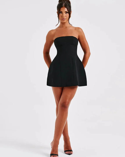Daisy Summer Tube Dress - Floral Chic for Sunny Days