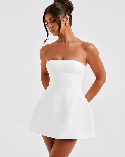 Daisy Summer Tube Dress - Floral Chic for Sunny Days