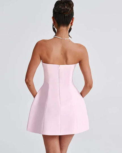 Daisy Summer Tube Dress - Floral Chic for Sunny Days