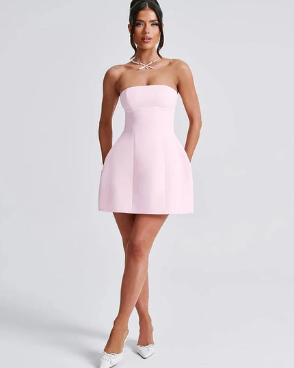 Daisy Summer Tube Dress - Floral Chic for Sunny Days