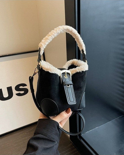 Crossbody Bags Women Shoulder Bag Casual Retro Plush Bag Versatile Plush Designer Bags Purse And Handbags Female Bags