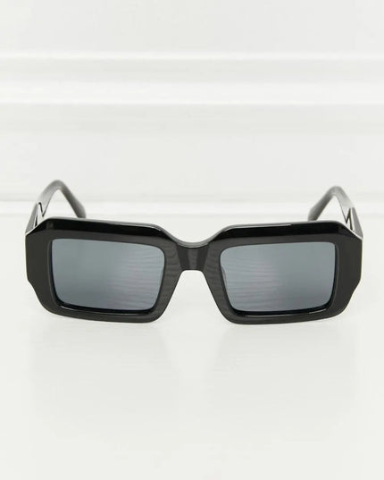 Rectangle TAC Polarized Full Rim UV400 Sunglasses