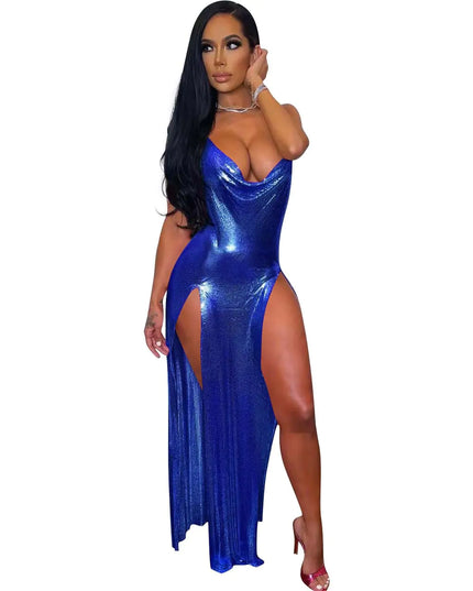 Halter Neck Irregular Dress for Women