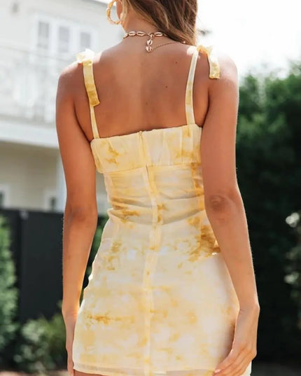 Stylish Women's Sleeveless Printed Mini Dress for Summer