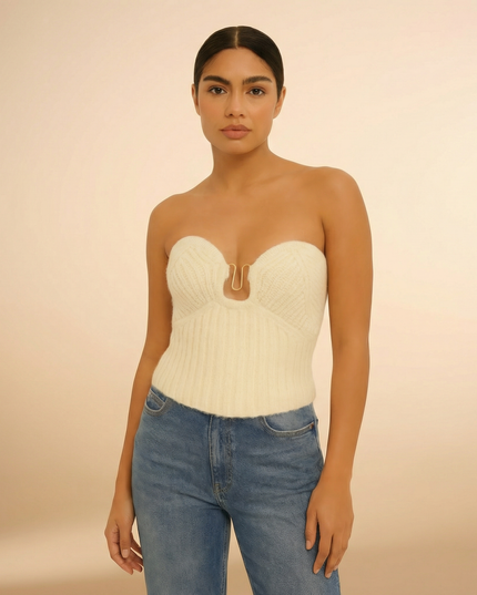 Sleek Knit Tube Top