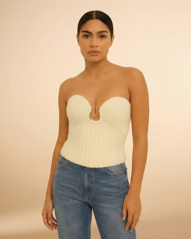 Sleek Knit Tube Top