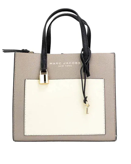 Marc Jacobs Mini Tote Leather – Colorblock Designer Crossbody Bag