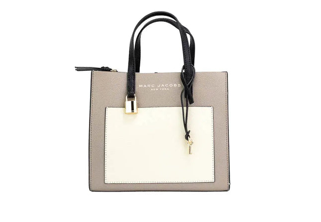 Marc Jacobs Mini Tote Leather – Colorblock Designer Crossbody Bag