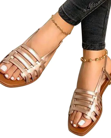 Women's Summer Hollow Beach Flat Sandals