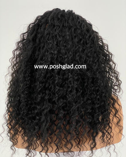Kehinde Deep Twist Braid Wig Glueless Full Lace 100 Percent Human Black Hair