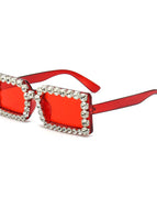 UV400 UV Protection / Transparent Red Frame Red Film