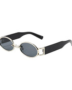 As Picture / Silver Frame Black Leg Gray Piece