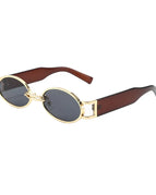 As Picture / Gold Frame Tea Leg Gray Piece