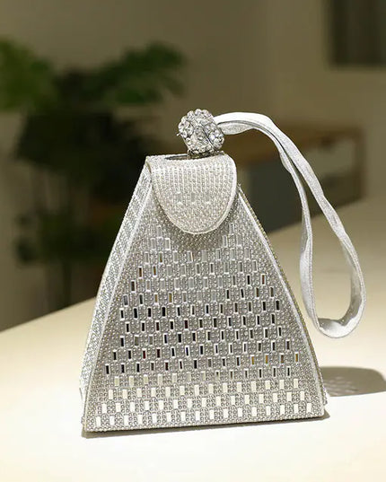 Luxury Diamond Clutch Bag for Women - Evening Purse