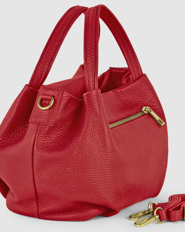 Calf Leather Top-Handle Bag