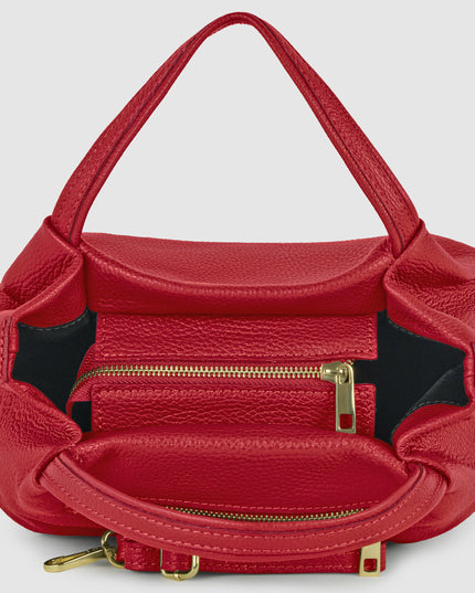 Calf Leather Top-Handle Bag