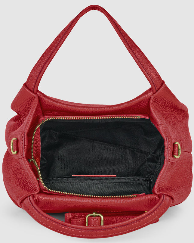 Calf Leather Top-Handle Bag