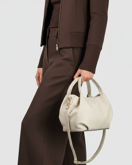 Calf Leather Top-Handle Bag