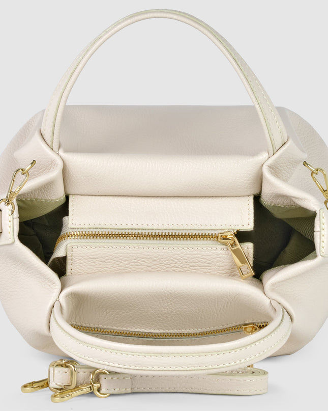 Calf Leather Top-Handle Bag