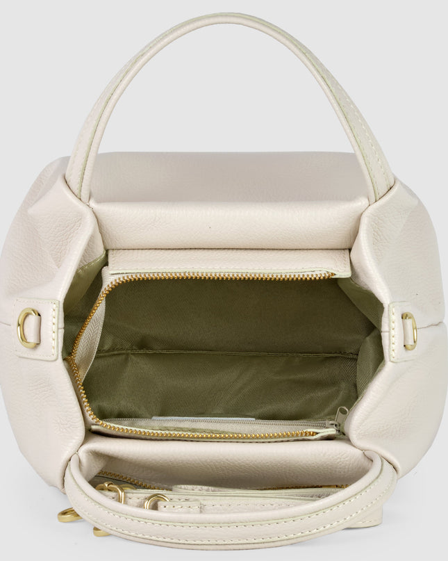 Calf Leather Top-Handle Bag