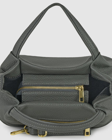 Calf Leather Top-Handle Bag