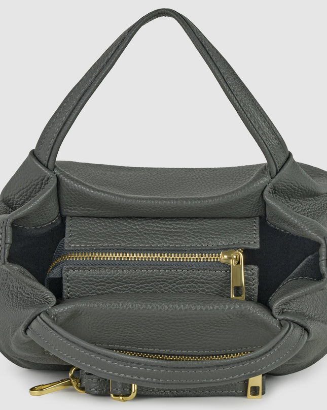 Calf Leather Top-Handle Bag