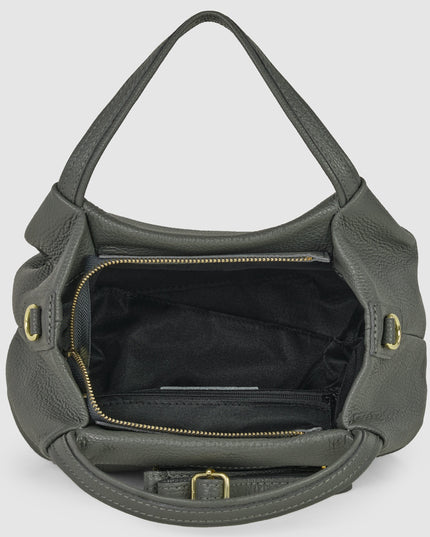 Calf Leather Top-Handle Bag