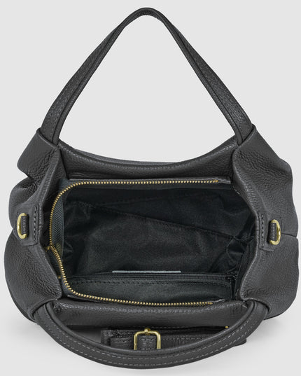 Calf Leather Top-Handle Bag